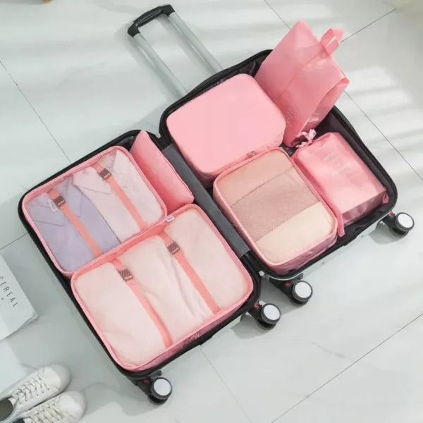 Organisateur valise avec compartiments vêtements compressibles – Image 5