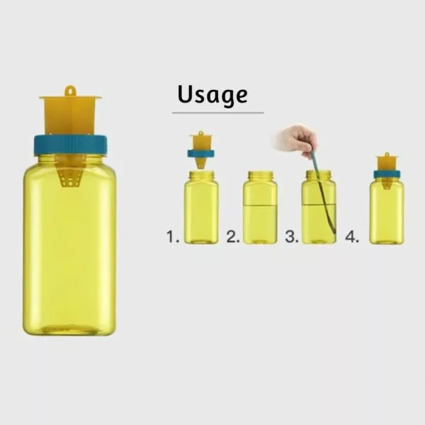 Piège à frelons en bouteille suspendue – Solution naturelle, sans produits chimiques, ultra efficace en extérieur – Image 4