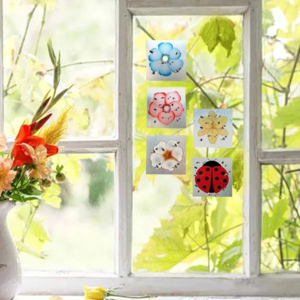 Attrape mouches autocollant pour vitres – Discret, efficace et sans produits chimiques – Maison sans insectes