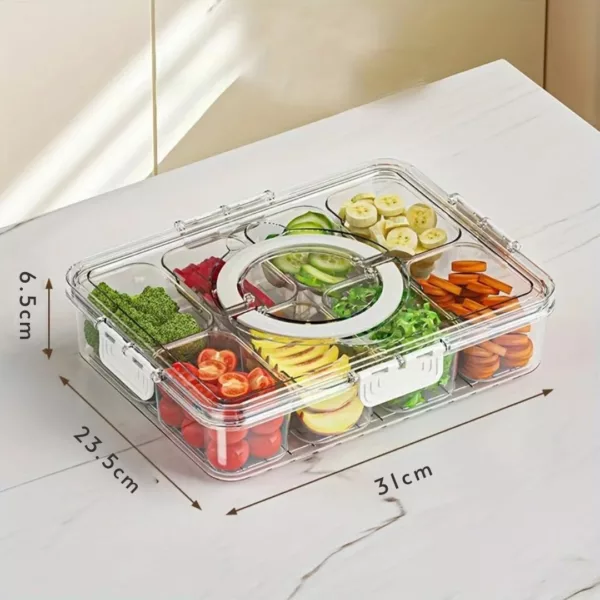 Boîte compartimentée pour snacks en voiture – Image 4