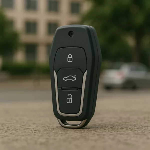 Caméra espion intégrée dans boîtier clé voiture