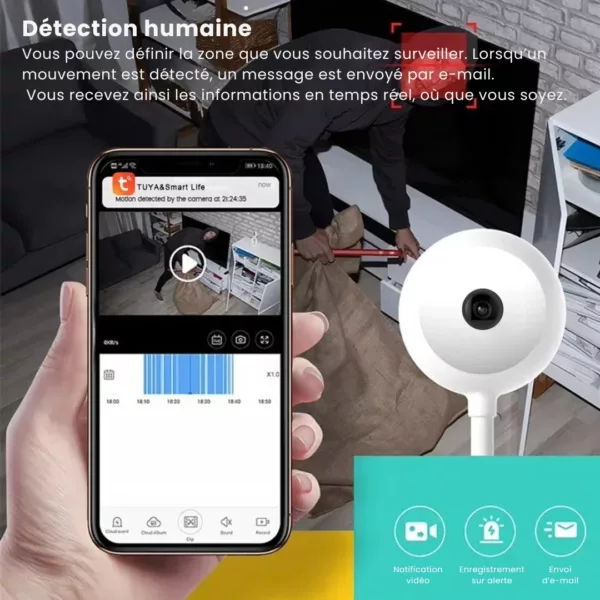 Caméra espion wifi dissimulée dans lampe usb – Image 4