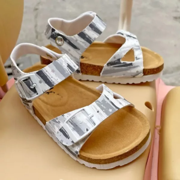 Chaussures ouvertes fille semelle anatomique – Image 2