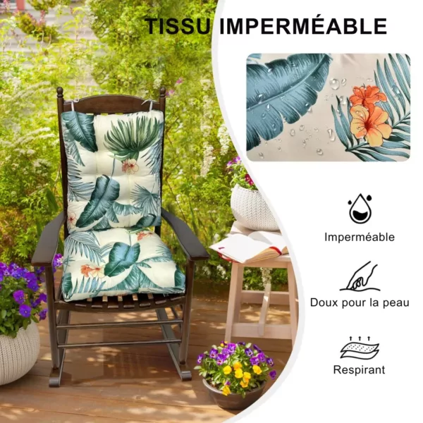 Coussin de chaise jardin imperméable – Image 2