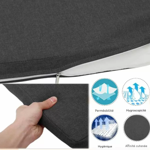 Coussin extérieur éhoudssable grande taille – Image 2