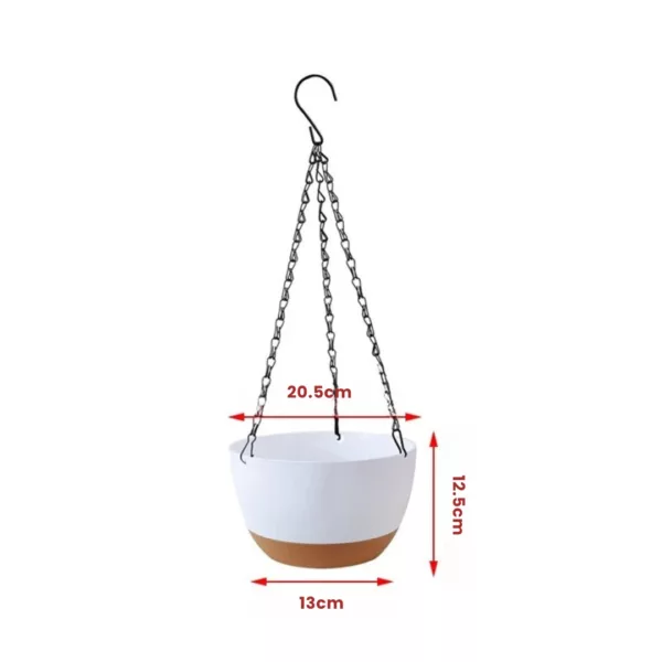 Jardinière suspendue balcon sans perçage – Installez vos plantes en un clin d'œil sans outils ni trous – Image 9