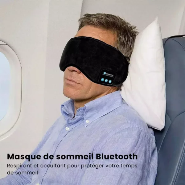 Masque de sommeil voyage avec bouchons d’oreilles – Image 3