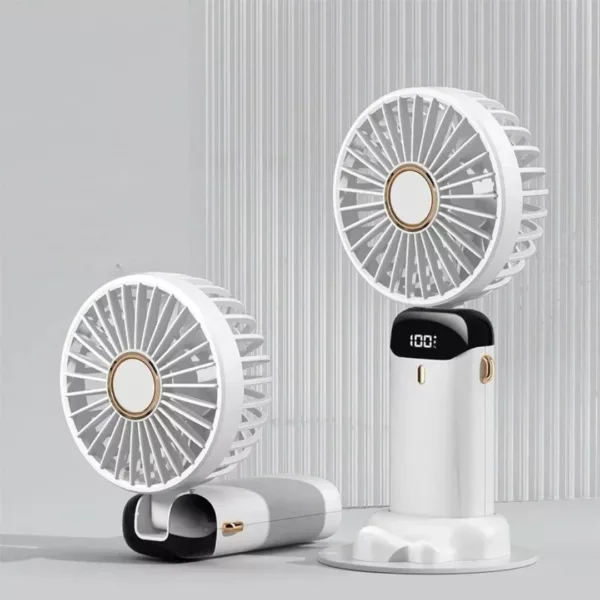 Mini ventilateur usb rechargeable pour avion train – Image 9