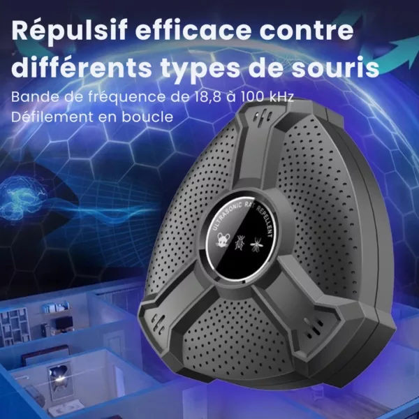 Répulsif électronique contre mulots et loirs – Protection efficace sans poison pour maison et jardin – Image 2