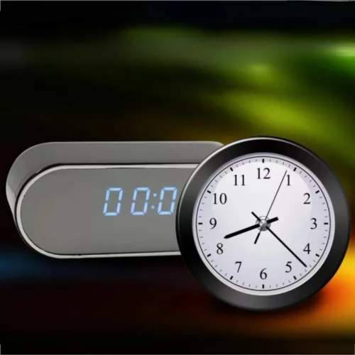 Réveil caméra espion avec vision nocturne