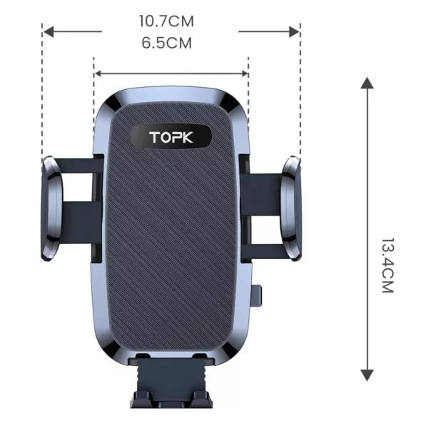 Support téléphone voiture ventilation voyage longue distance – Image 7