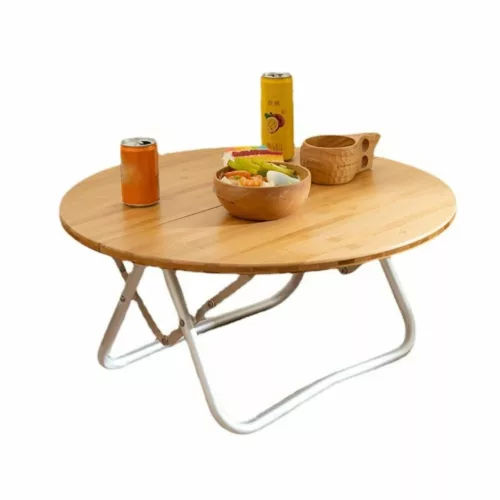 Table d’appoint jardin en bois certifié