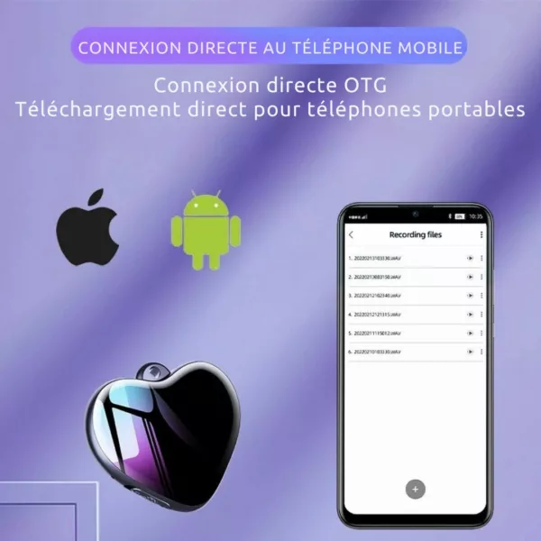 Bouton espion audio avec micro intégré – Image 3