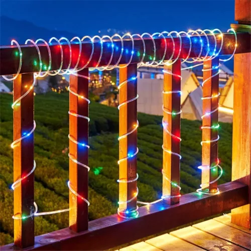 Guirlande extérieure solaire pour terrasse
