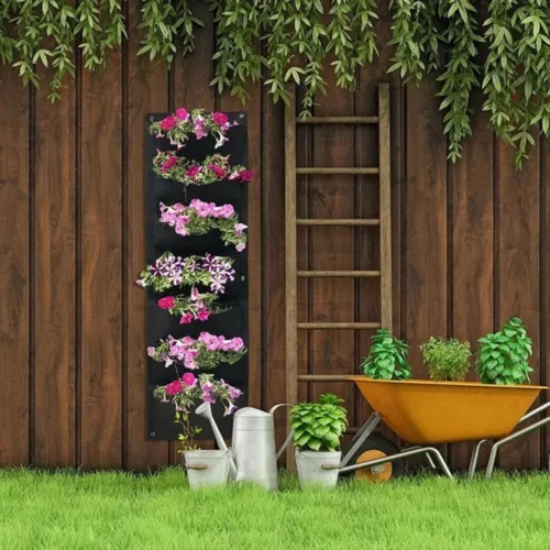 Jardinière en tissu géotextile pour balcon