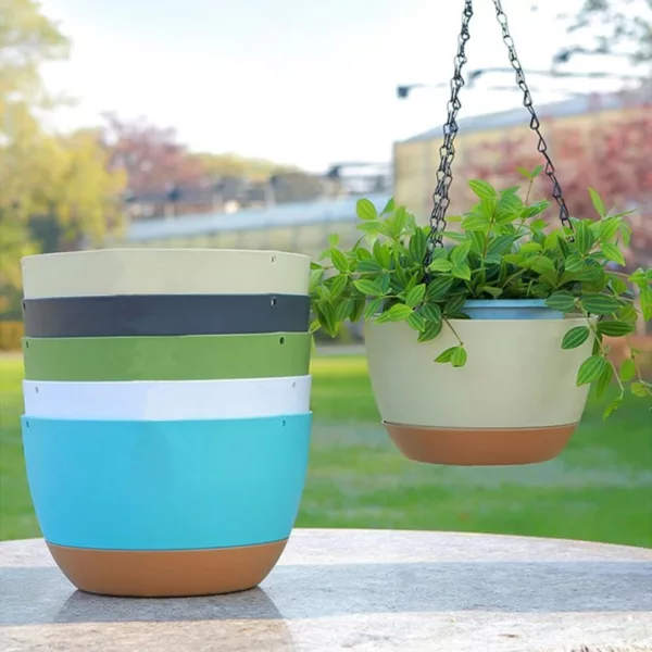 Jardinière suspendue balcon sans perçage – Installez vos plantes en un clin d'œil sans outils ni trous – Image 7