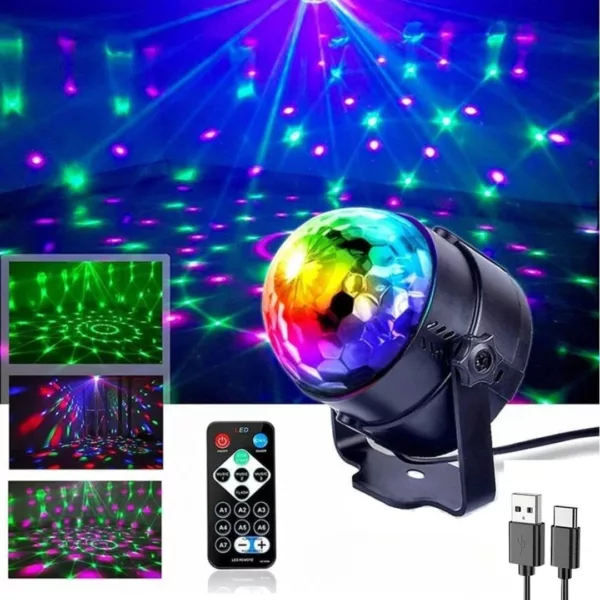 Lampe torche led effet stroboscope fête – Image 2