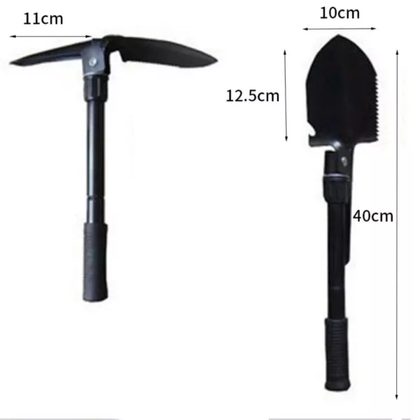 Mini pelle pliante multifonction randonnée – Compacte et robuste pour camping, survie et aventures outdoor – Image 7