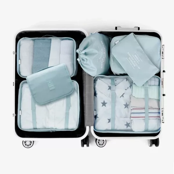 Organisateur valise avec compartiments vêtements compressibles – Image 3