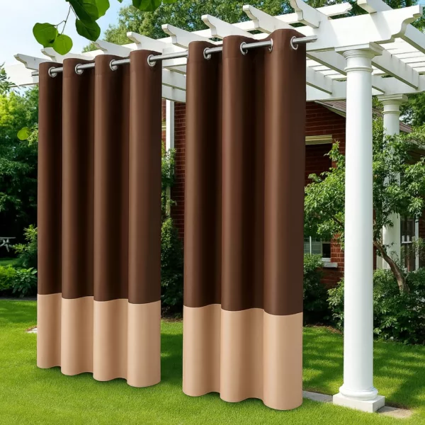 Rideau extérieur imperméable pour tonnelle – Image 8