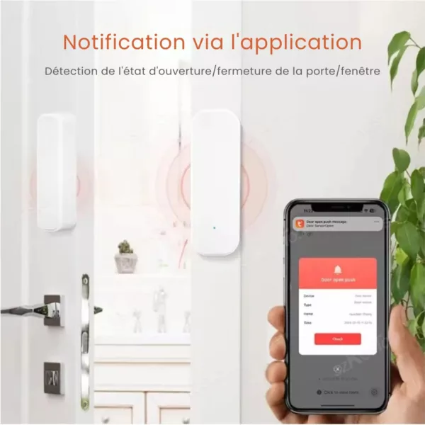 Système alarme porte fenêtre sans installation – Image 3