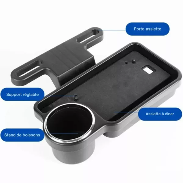 Tablette pliable pour tablette repas train avion – Image 6