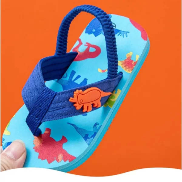 Tongs garçon avec bride arrière élastique – Image 3