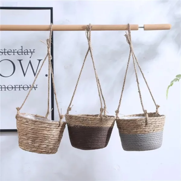 Jardinière suspendue en matériaux écologiques – Image 6
