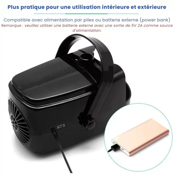 Mini machine à bulles portable batterie – Image 2