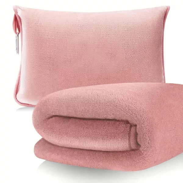 Oreiller de voyage convertible en couverture – Image 10