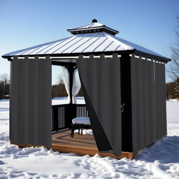 Rideau extérieur occultant pour pergola – Image 7