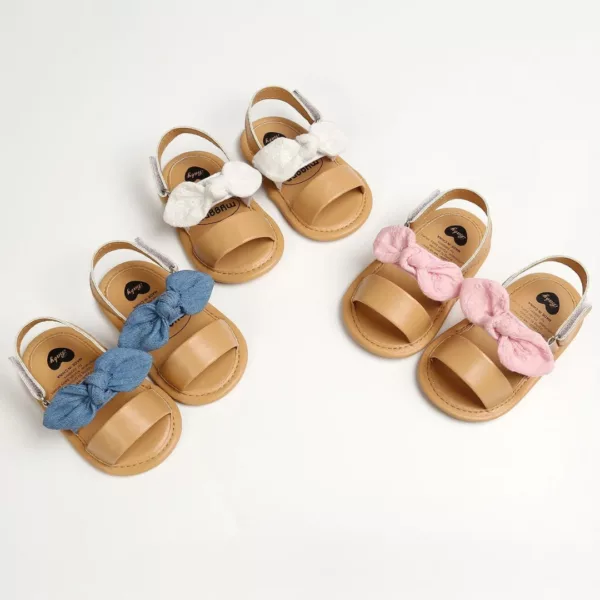 Sandales bébé cuir souple semelle intérieure