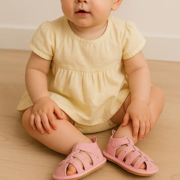 Sandales bébé premiers pas semelle souple – Image 2