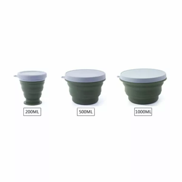 Ustensiles pliables silicone pour bivouac – légers, compacts et résistants pour cuisiner partout facilement – Image 4