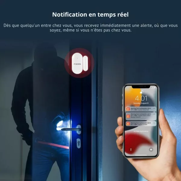 Alarme maison connectée sans fil autonome – Image 3