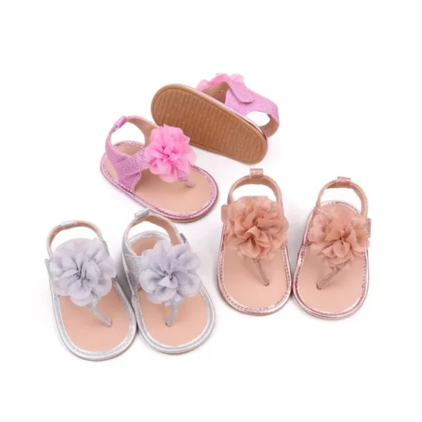 Nu-pieds fille fermeture scratch confort été – Image 3