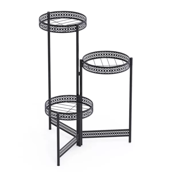 Porte-plantes extérieur en métal pliable – Image 8
