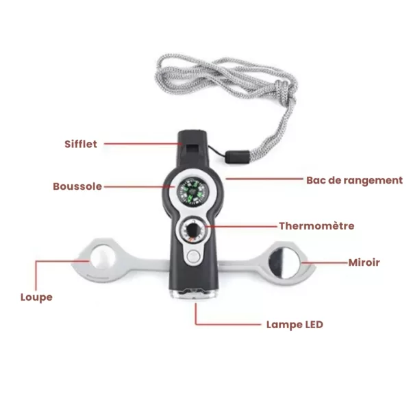 Thermomètre compact digital extérieur camping – Température précise en plein air – Idéal randonnée et bivouac – Image 9