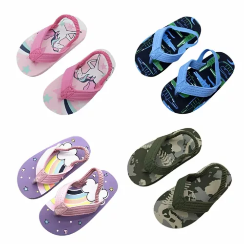 Tongs enfant avec bride de maintien