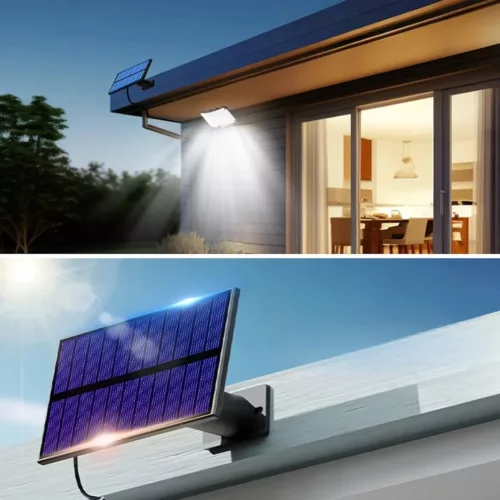 Lampe solaire extérieure avec capteur crépusculaire