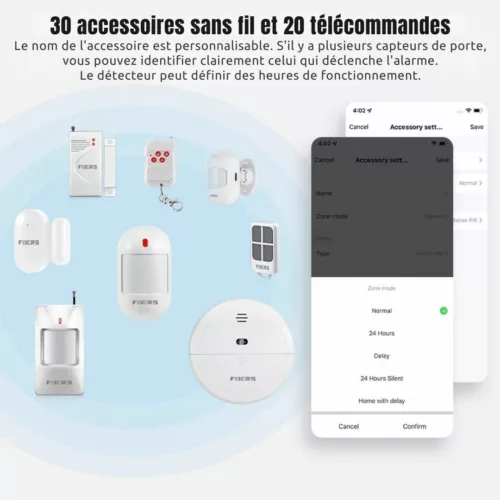 Alarme maison connectée sans fil autonome