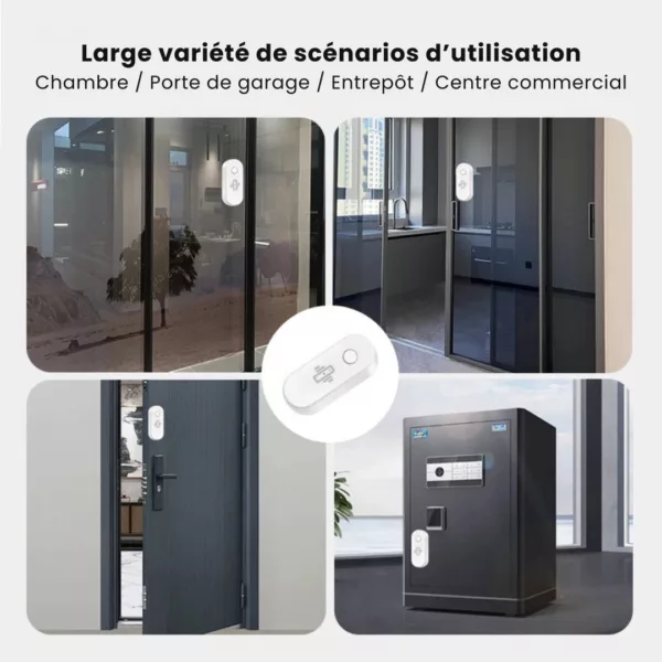 Alarme vibration pour casier ou armoire – Sécurisez vos affaires contre le vol en toute discrétion
