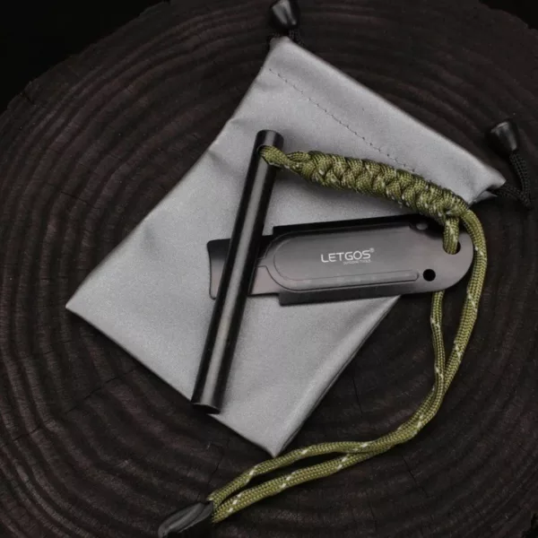 Allume feu magnesium randonnée survie – Démarrage rapide par tous les temps, outil essentiel bushcraft et bivouac