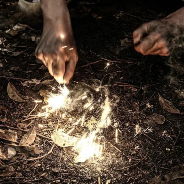 Allume feu magnesium randonnée survie – Démarrage rapide par tous les temps, outil essentiel bushcraft et bivouac