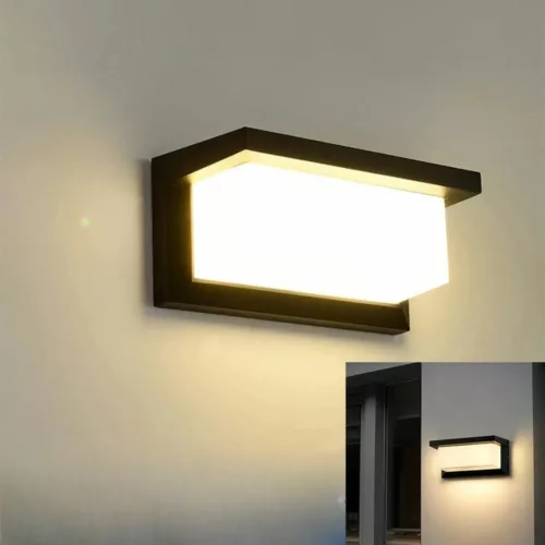 Applique murale extérieure avec détecteur – Éclairage automatique sécurisé pour jardin, entrée ou terrasse