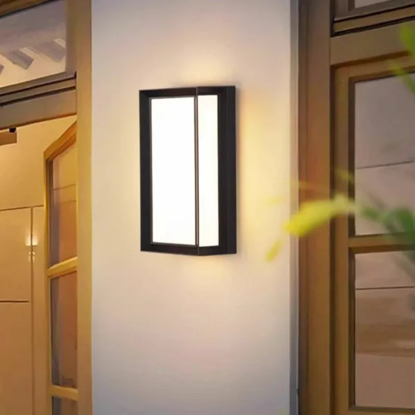 Applique murale extérieure avec détecteur – Éclairage automatique sécurisé pour jardin, entrée ou terrasse