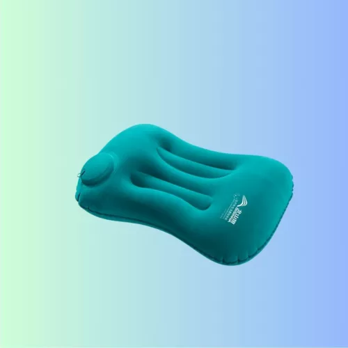 Appui-tête gonflable pour tente de camping – Confort ergonomique ultra-léger pour nuits réparatrices en pleine nature