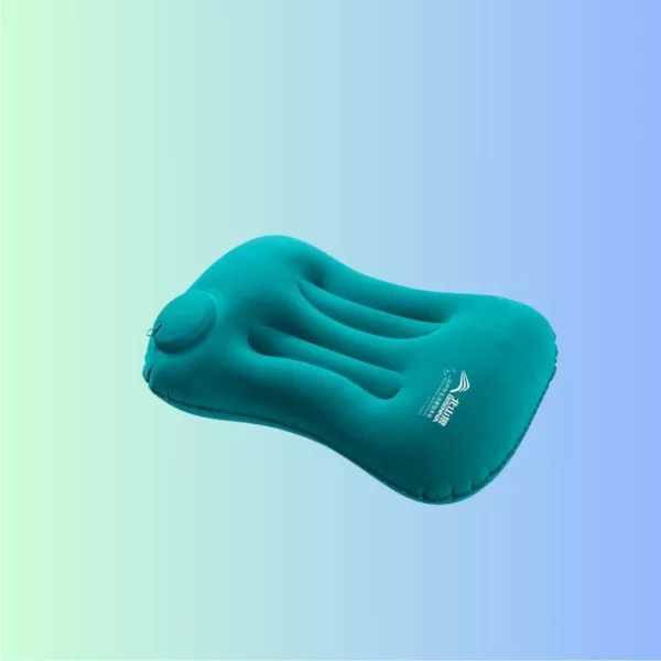 Appui-tête gonflable pour tente de camping – Confort ergonomique ultra-léger pour nuits réparatrices en pleine nature