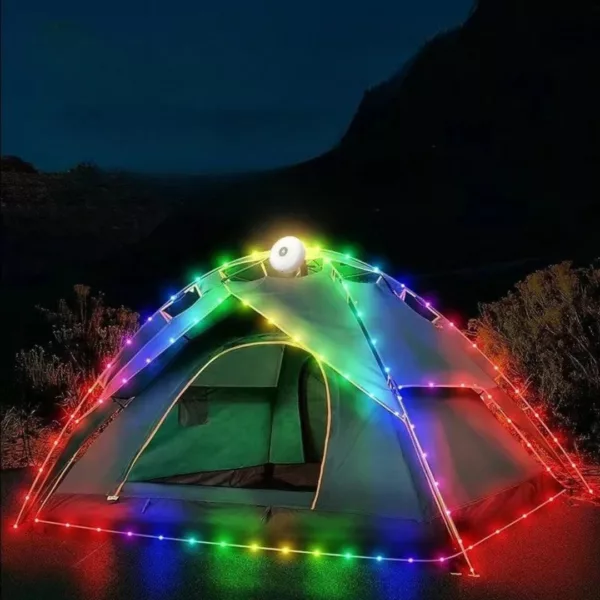 Bande de lampe LED pour Camping – Éclairage puissant, portable et étanche pour vos aventures en plein air