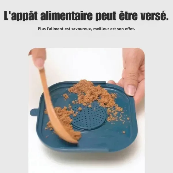 Boîte d’appât anti cafards réutilisable – Élimination efficace et durable des nuisibles sans produits toxiques